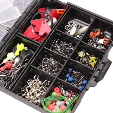 191pcs Fishhook Parts Lure Accessories Kit - Tackle Box
